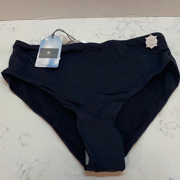 NWT Everyday Sunday Women's Retro High Waist Bottoms swimsuit - Picture 1 of 7